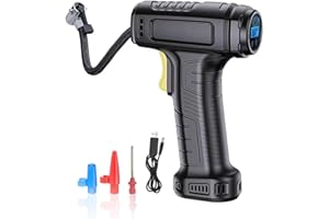 CURBOOM Electric Car Tyre Pump, 12V Digital Car Tire Pump 150 Psi, Preset Tire Pressure Auto Shutoff, Led Lighting, Rechargeable Tyre Inflator for Car Tires, Bicycles, and Other Inflatable Products