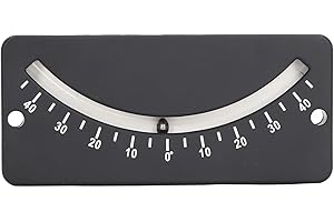 gernie Rohrneigungsmesser, -40 bis 40 Grad hochauflösender Neigungsmesser, kompaktes, tragbares, klar ablesbares ABS-Marine-Neigungsmesser für horizontale Mikro-Winkelmessung