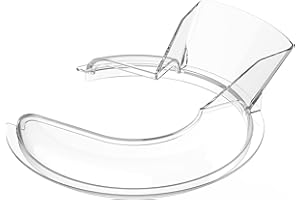 Bouclier Verseur pour KitchenAid 4.5-5 Quart à Tête Inclinable Mélangeur sur Socle Artisan & Classic Series par MMOBIEL – Protection Antiéclaboussures pour les Bols en Acier Inox, Verre et Céramique