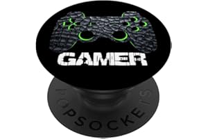 PopSockets Gamer Jeaux Video Garçons Adolescents PopSockets PopGrip - Support et Grip pour Smartphone/Tablette avec un Top Interchangeable