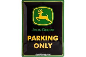 Nostalgic-Art Retro Plåtskylt, 30 x 40 cm, John Deere – Parking Only