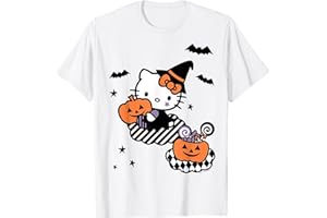 SANRIO Hello Kitty Sorcière sorcière joyeux Halloween T-Shirt