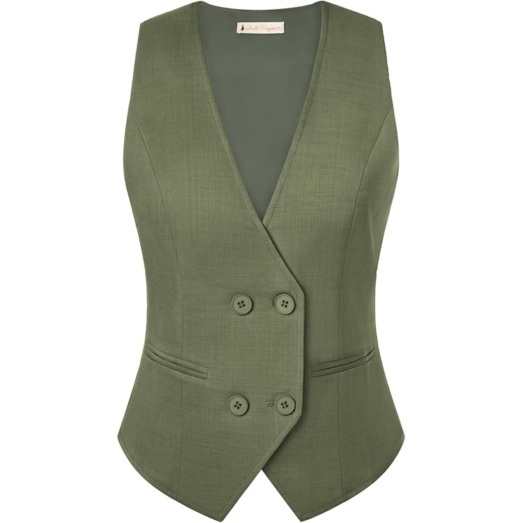 Produktbild von Allegra K Damen Samt-Weste - Vintage Anzugweste Mit V-Ausschnitt (Ärmellos