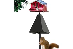 CYTGOUPER Eichhörnchen Schallwand, Eichhörnchenschutz Schallwände, Eichhörnchen Sichere Schallwand für Eichhörnchen, Universelle Vogelfutterstation Zum Aufhängen Von Vogelfutterst
