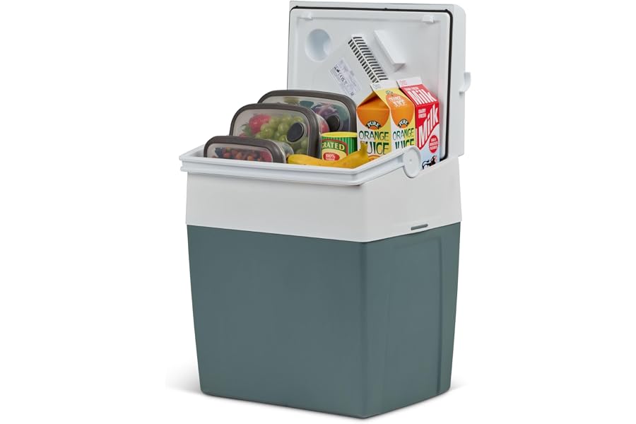 Mobicool ME27 - Refrigerador eléctrico (26 L, 12/230 V, para coche, camión, barco, ocio y camping