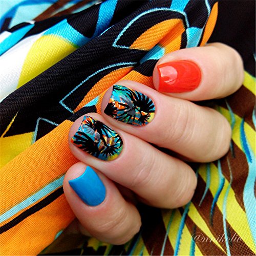 Born Pretty Nagel Schablonen Nail Art Stempel Plate Blumen BPX-L047 DIY Design - 8