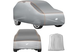 tectake® Copriauto Antigrandine Impermeabile, Traspirante per Auto, Protezione Ottimale da Pioggia e Grandine, Strato in Gommapiuma 4 mm, Orlo Elastico a Cucitura Doppia - SUV/VAN (571 x 203 x 120 cm)