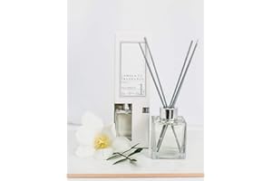 JAMES & CO FRAGRANCE James & Co No.1 White (Wild Flower, Cotton & Lilac) 100ml Home Fragrance Reed Diffuser Set