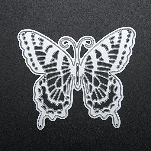 Amazingdeal365 schöne Schmetterling Metall Form Schablonen Schneiden DIY Dekor Sammelalbum Karten Buchzeichen Lesezeichen als Geschenk für Freunde Geburtstag Kinder,Kindergarten Hobby Schule Handarbeit Unterricht usw. Ein tolles Geschenk! - 2