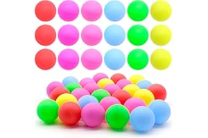 YHSKJCD 30 Stück Tischtennisbälle, Tischtennisbälle Bälle Training in Serie Turnier Spiele 40 mm Trainingsbälle für Erwachsene und Kinder Anfänger, Farbmischung Tischtennis-Spieler