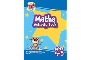 Maths Activity Book For Ages 4-5 (Reception): Perfect For Learning At Home