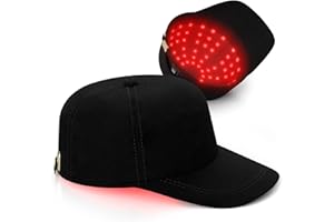 ‎KTS KTS Rotlicht Haarwachstumskappe, 660nm&850nm Rotlicht Duales Lichtspektrum für die Kopfhautpflege,Haarausfall-Behandlung für Frauen/Männer, stellt Haardicke, Volumen,Timer-Einstellung (15/30/45 Mins)