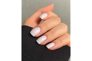 Vishine Smalto Gel Semi-Permanente Milky White, Naturale, Bianco Francese, Manicure Latte, Nail Art, Soak Off UV LED, 16 ml