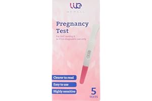 WEWELL Pregnancy Test, Pack of 5 Pregnancy Tests, First Response Early Pregnancy Test, Rapid Result Pregnancy Test, Over 99% Accuracy