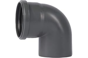 Ostendorf HTsafe Bogen 87 Grad DN 110 mm HT-Rohr grau