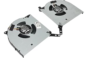 VoltaGuru CPU Lüfter + GPU SET kompatibel für Lenovo Legion 5 Pro-16ACH6H Type 82JQ; PN: DFSAL12E064860, DFSAL12E164860, BAPA0909R1HY003, BAPA0909R1HY004, 5H40S20277 5. H40S20278