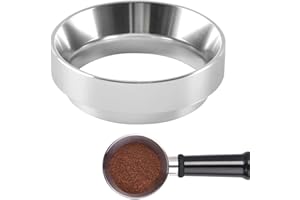 BYYT Anneau De Dosage De Café En Acier Inoxydable De 58mm, Anneau De Dosage De Café En Aluminium, Accessoires De Machine À Café, Anneau De Dosage De Machine À Café,Accessoire Cafe