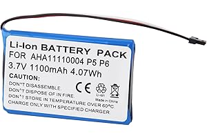 CHUNCAIL CHUNGAILPS Ersatzakku AHA11110004, P5, P6.Ersatzakku für Tomtom Go510 (2013), Go520 (2016), GO930, Pro 7250 LKW Navigationsgerät Navigationsakku (1100mAh, 3.7V, Lithium-Ionen)