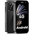 ZOKOE mini mobile phone smartphone for kids 3-inch screen 2000 mAh 2.0+5.0MP face unlock 4G no contract phone (Black,2GB + 16GB)