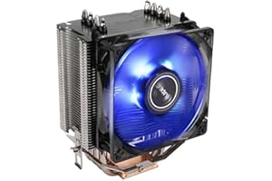 Antec CPU Cooler, Blue LED Fan 92mm, for Intel LGA 775/1150/1155/1156/1366 & AMD Socket FM1/FM2/AM3/AM3+/AM2+/AM2/AM4,A40