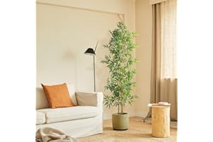 BLAINE | Bambú Mínimal 150cm | Plantas Artificiales Decorativas | Planta Artificial Grande | Plantas Artificiales para Interior/Exterior | Planta Artificial Realista Decorativa para Casa