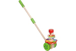 Lalia Schiebe/Nachzieh Spielzeug Schmetterlinge. Motorik-Spielzeug perfekt für Kleinkinder ab 2 Jahre Holzspielzeug Jungen und Mädchen. Tolles Geschenk