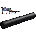 Physioworx EPP Foam Roller 90cm | Firm 15cm x 90cm – Black – High Density Trigger Point Design, Firm Roller for Deep Tissue Muscle Massage, Leg & Body Rolling