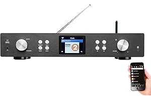 VR-Radio Internet Radio Tuner: Digitaler WLAN-HiFi-Tuner mit Internetradio, DAB+, UKW, MP3, Streaming (HiFi Receiver, Internetradio Baustein, Handy Ladestation)