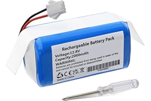 K KYUER 2000mAh Robot Aspirapolvere Batteria per Lefant M210 M210 Pro M210P M210B M213 M213S Robot Vacuum Cleaner Li-ion Battery 12.8V