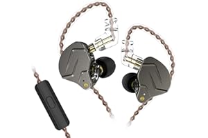 CCA KZ ZSN Pro Dual Drivers 1BA 1DD In Ear Ohrhörer HiFi Power Bass Earbuds Kopfhörer High Clarity Sound Wired Ohrhörer mit abnehmbarem Kabel für Audiophile Musiker