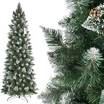 FairyTrees künstlicher Weihnachtsbaum im Topf FICHTE