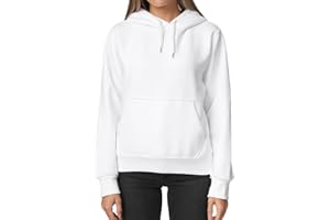 Smith & Solo Sudadera con capucha para mujer – Sudadera con capucha de algodón larga con capucha cuello redondo Slim Fit ocio deporte manga larga sudadera con capucha sudadera con capucha sudadera de
