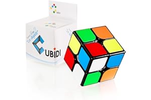 CUBIDI® Oryginalna magiczna kostka 2x2x2 - typ Los Angeles | Speedcube prędkości ze zoptymalizowanymi funkcjami obrotu - klasyczna zabawka 2x2 | Puzzle 3D dla dorosłych i dzieci