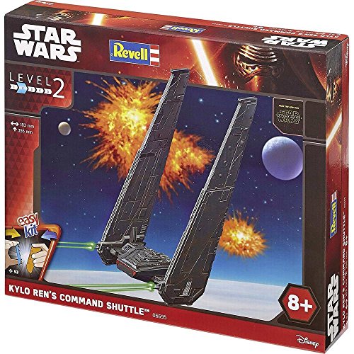 Revell - 06695 - Star Wars - Easy Kit - Kilo Ren's Command Shuttle - 53 Pièces