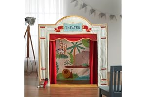 Casita Infantil de Juegos de Teatro Haus Projekt, Carpa de Juegos para Interior y Exterior, Tienda de Campaña Infantil Pop Up para Jugar e Imaginar,Carpa Para Niños de Gran Tamaño para Jugar al Teatro