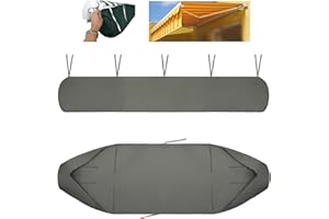 GYHH 7 Größen Patio Markisenabdeckung Winter Aufbewahrungstasche Yard Garden Shelters Regen Wetterschutz Sun Canopy 420D Oxford 2/2.5/3 / 3.5/4 / 4.5 / 5m