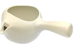 TEACLUB Teiera giapponese in ceramica Kyusu con colino per il tè 350ml, teiera con una sola mano, Istruttore di tè