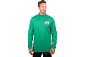 ULTRA GAME UNK NBA Herren Vlm3138f-am NBA Herren Langarmshirt mit Viertel-Reißverschluss, Poly-Strick, Teamfarbe. (1er Pack)