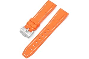 STANCHEV Correa de reloj de silicona sin espacio para Omega x Swatch MoonSwatch Watch 20mm,Correa de repuesto para reloj Omega X Swatch Moonswatch Speedmaster 20mm