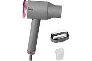 HOMCOM Défroisseur vapeur vertical prêt en 30s réservoir 160 ml Défroisseur à main de voyage 1520 W - portable et léger