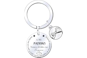 MNBVBV Llavero para Hombres Regalo Familiar Colgante con Grabado Traté de Encontrar el Regalo Para Ti Pero ya Me TienesPara Hermano Hijo