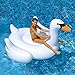 Produktbild NEW! Fashion Summer Swimming Pool Kids Giant Rideable Swan Inflatable Float Toy Raft 150 cm/ 59 by NMC Shop