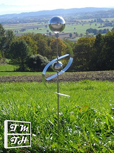 Edelstahlstele „E-60cm“ Gartenstecker aus Edelstahl Gartendeko Pflanzenstab Pflanzenstecker - 2