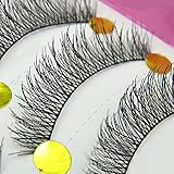 10 Pairs Makeup Beauty False Eyelashes Extension Long Thick Cross Eye Lashes