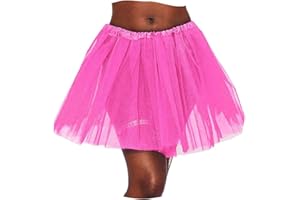 Flovel Faldas de Tutu de Danza para Mujeres Tutu de Tul Faldas Cortas de Ballet Tutu Falda en Capas Disfraz de Fiesta para Mujeres y Niñas