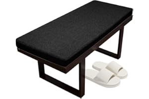 RZYW Cuscino per Panca da Esterno 80x40 150x50 100x50 120x40, Cuscino per Panca da Giardino Antiscivolo Lavabile, Cuscino Panca per Sedie a Sdraio Mobili da Interni/Esterni,No28,110x35x3cm