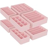 Unterwäsche-Organizer 3er Set – Faltbar, Wasserabweisend, Mit 7+6+20 Fächern Für Socken, Slips & Mehr