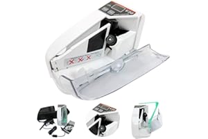 Catekro Compteur de billets de banque Mini ticket de commodité Billet de caisse Monnaie Compteuse de pièces de monnaie Compteurs multi-devises