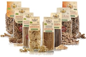 Antico Pastificio Morelli - Hantverksmässig fullkornspasta - Blandad låda 8 storlekar - 3,5 kg