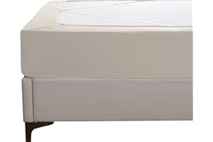Elegant Comfort Boxspring-Bezug – dehnbar und eng anliegend – Jersey-Strick, schlanke Alternative für Bettrock, weich und glatt, passend für Boxspringbetten bis zu 30,5 cm, voll beige
